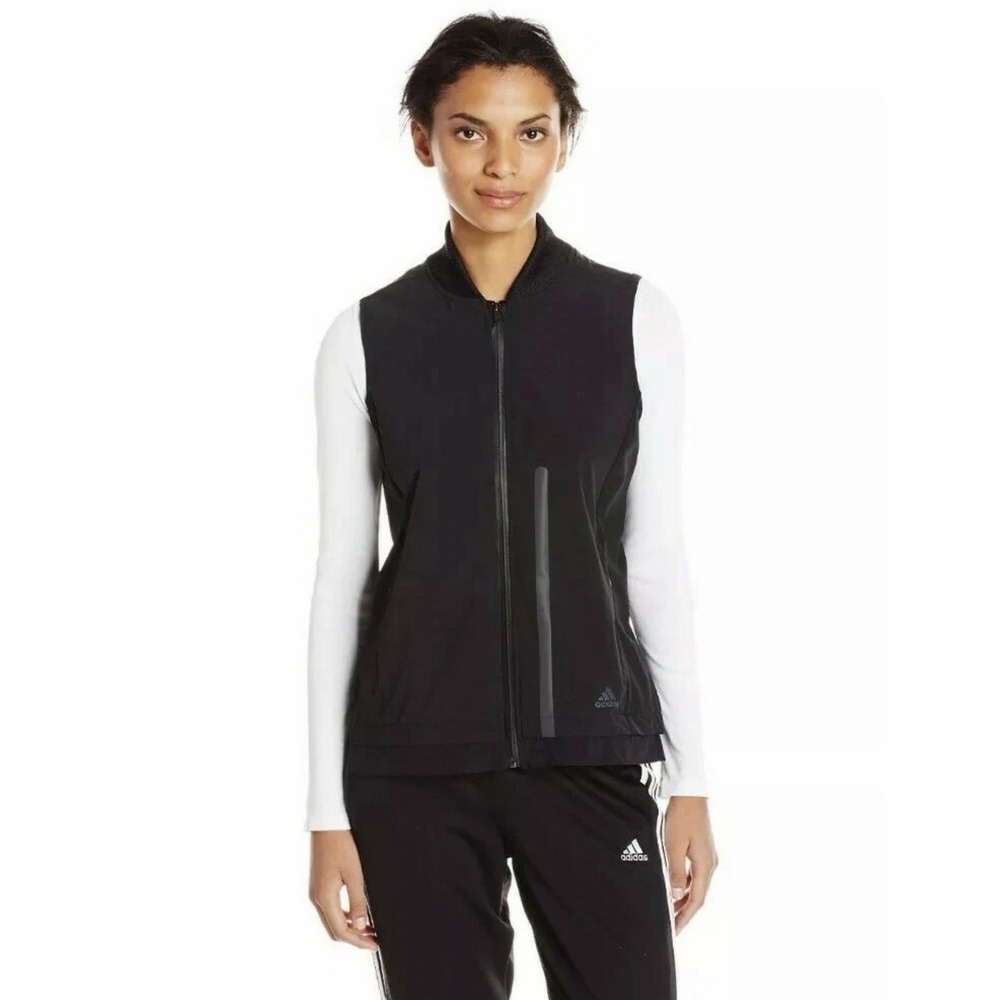 adidas Women's Running Ultra Rugby Zip Vest Sz Small RETAIL $90 R-14